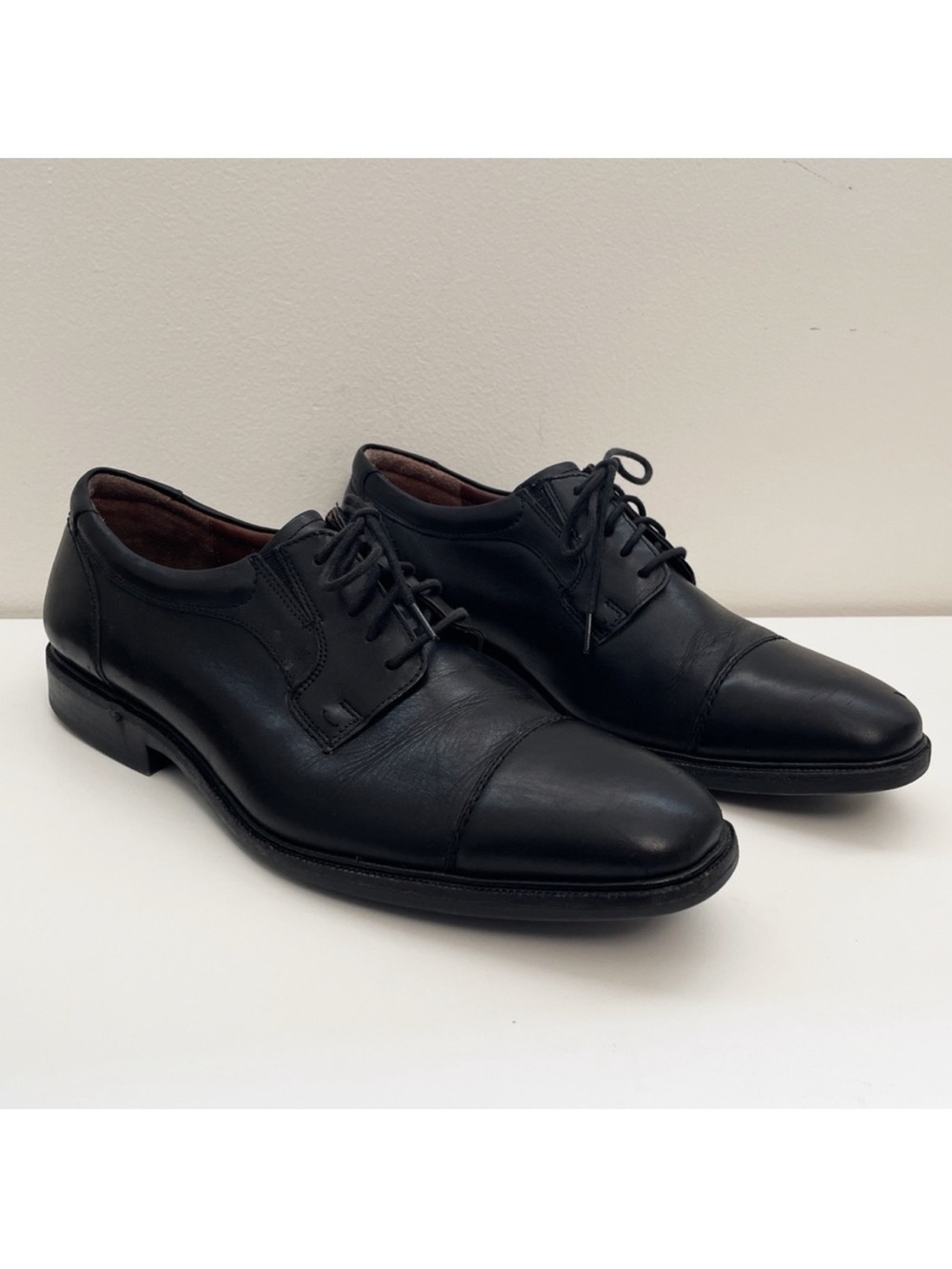 Johnston and Murphy dress shoes Leather Sz 10.5 formal event wedding waterproof